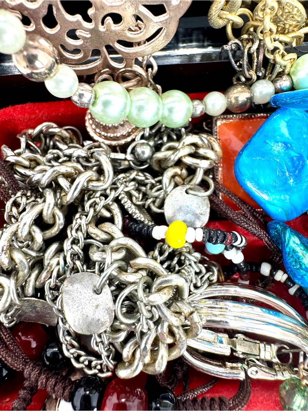 Jewelry Box Bundle with Mixed Women's Costume Jewelry - Picture 2 of 13